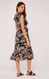 Apricot Smock Floral Midi Dress 628175