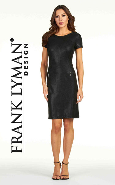 Chic faux-suede dress by Frank Lyman (64226)