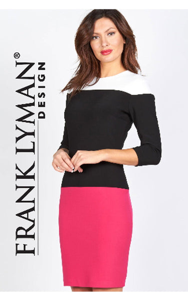 Beautiful 2-piece effect dress by Frank Lyman (pr-54066)