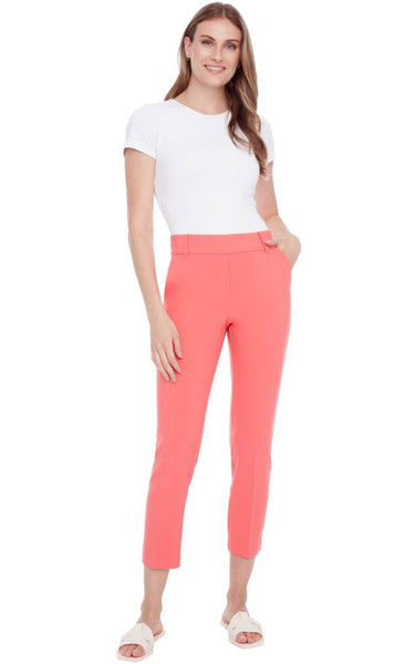 I Love Tyler Madison Pantalon cigarette plein 'Chloe'