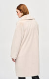 Joseph Ribkoff Manteau droit en fausse fourrure 243902