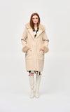 Joseph Ribkoff Faux Feather Coat 243923