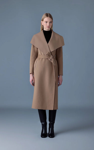 Mackage Double-face wool wrap coat 'Mai cn'