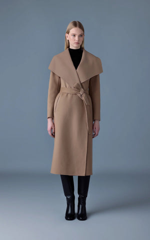 Mackage Double-face wool wrap coat 'Mai cn'