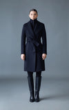 Mackage 2-in-1 double face wool coat with sash 'Norita'