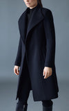 Mackage 2-in-1 double face wool coat with sash 'Norita'
