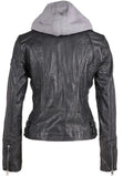 Mauritius Lambskin Leather Spring Jacket 'Nola rf'