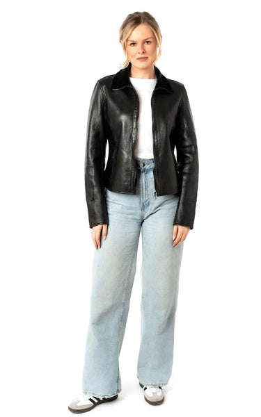 Mauritius Veste en Cuir 'Tabitha'