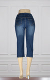 Capri en jeans super confortable par Point Zero (8816027)