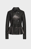 Rudsak Leather Peplum Jacket 'Gabrielle'