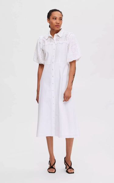 Selected «eco»  Broderie Anglaise Dress 160 88908