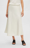 Selected «eco» Satin midi Skirt 160-89021