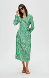Selected «eco» Printed Wrap Dress 160-89030