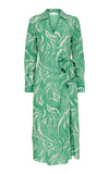 Selected «eco» Printed Wrap Dress 160-89030