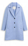 Tom Tailor Wool coat with slit pockets