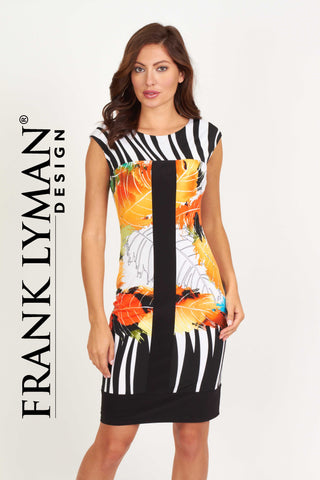 Belle robe estivale aux couleurs vives par Frank Lyman (41210)