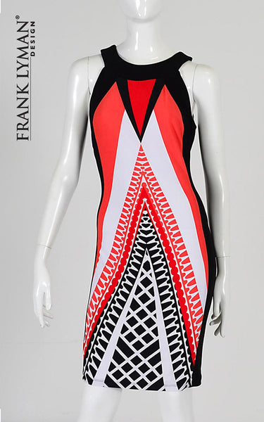 Flattering pattern dress by Frank Lyman (61338)