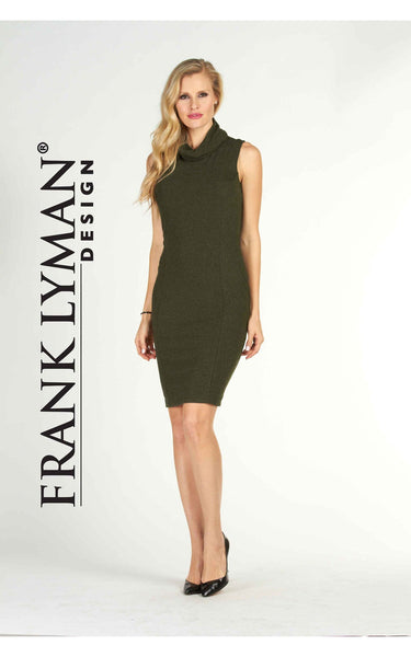 Comfortable and stylish olive dress by Frank Lyman (63524)